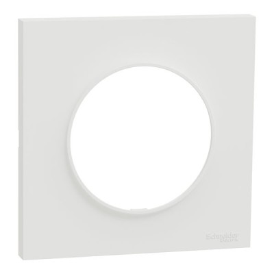 Schneider Odace Origine - plaque de finition 1 poste - couleur blanc - Réf : S929702