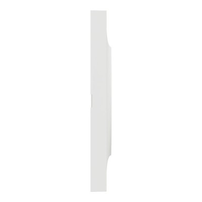 Schneider Odace Origine - plaque de finition 4 postes - couleur blanc - Réf : S929708