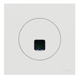 Schneider Odace - prise RJ45 - Cat6 UTP grade 1 à 2 - avec plaque de finition - blanc craie - Réf : S920475-P
