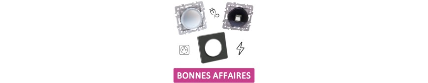 Destockage - Interrupteurs et prises