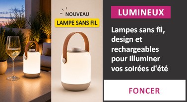 lampes sans fils et design