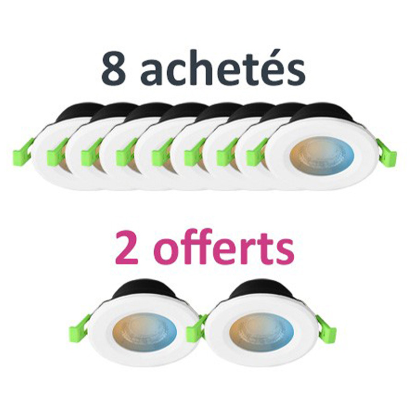 Éclairez plus, dépensez moins : 8 spots achetés = 2 offerts !