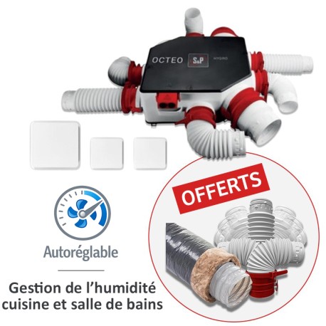 Soler&Palau : Pack VMC avec 2 accessoires offerts