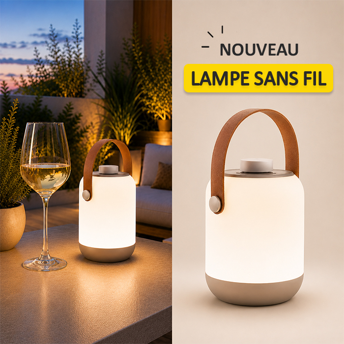 Lampes sans fil, design et rechargeables pour illuminer vos soirées d'été